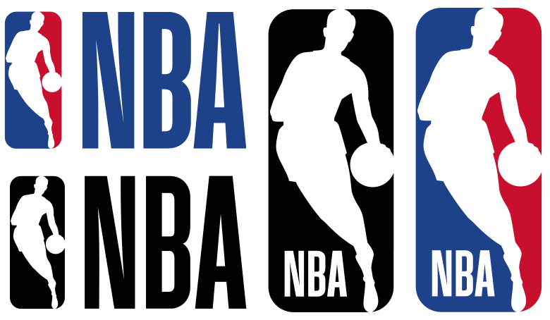 NBA LOGO，NBA标志，篮球标志设计，NBA品牌形象设计