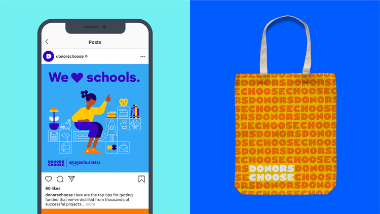 DonorsChoose,标志,设计,创意