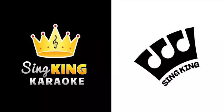 卡拉OK曲目频道Sing King LOGO,卡拉OK曲目频道Sing King标志,卡啦OK品牌设计,卡啦OK标志设计