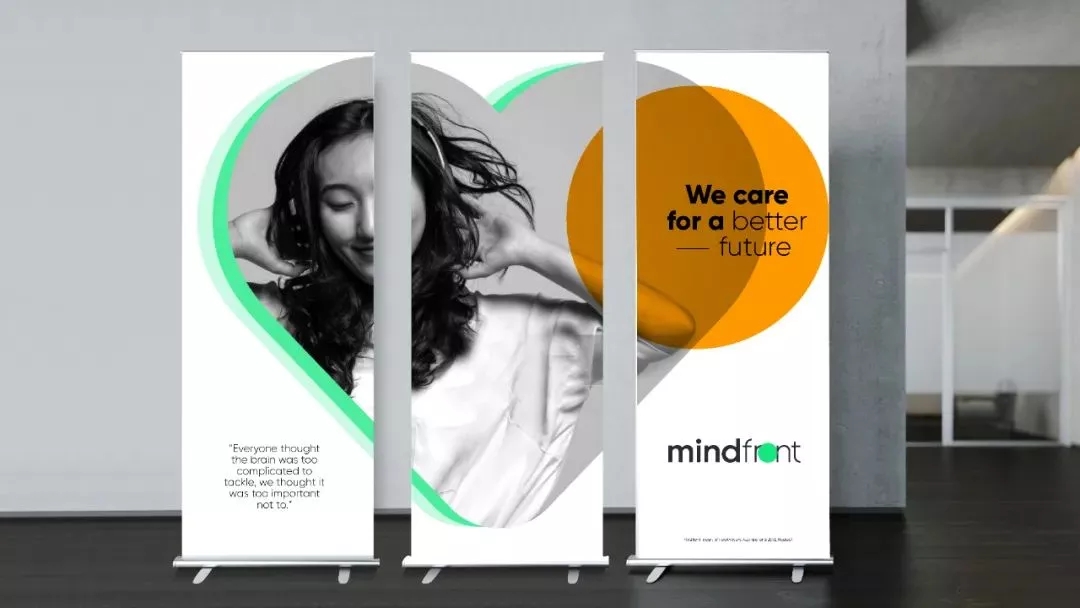 曼朗医疗mindfront LOGO,曼朗医疗mindfront标志,医疗品牌形象设计,医疗标志